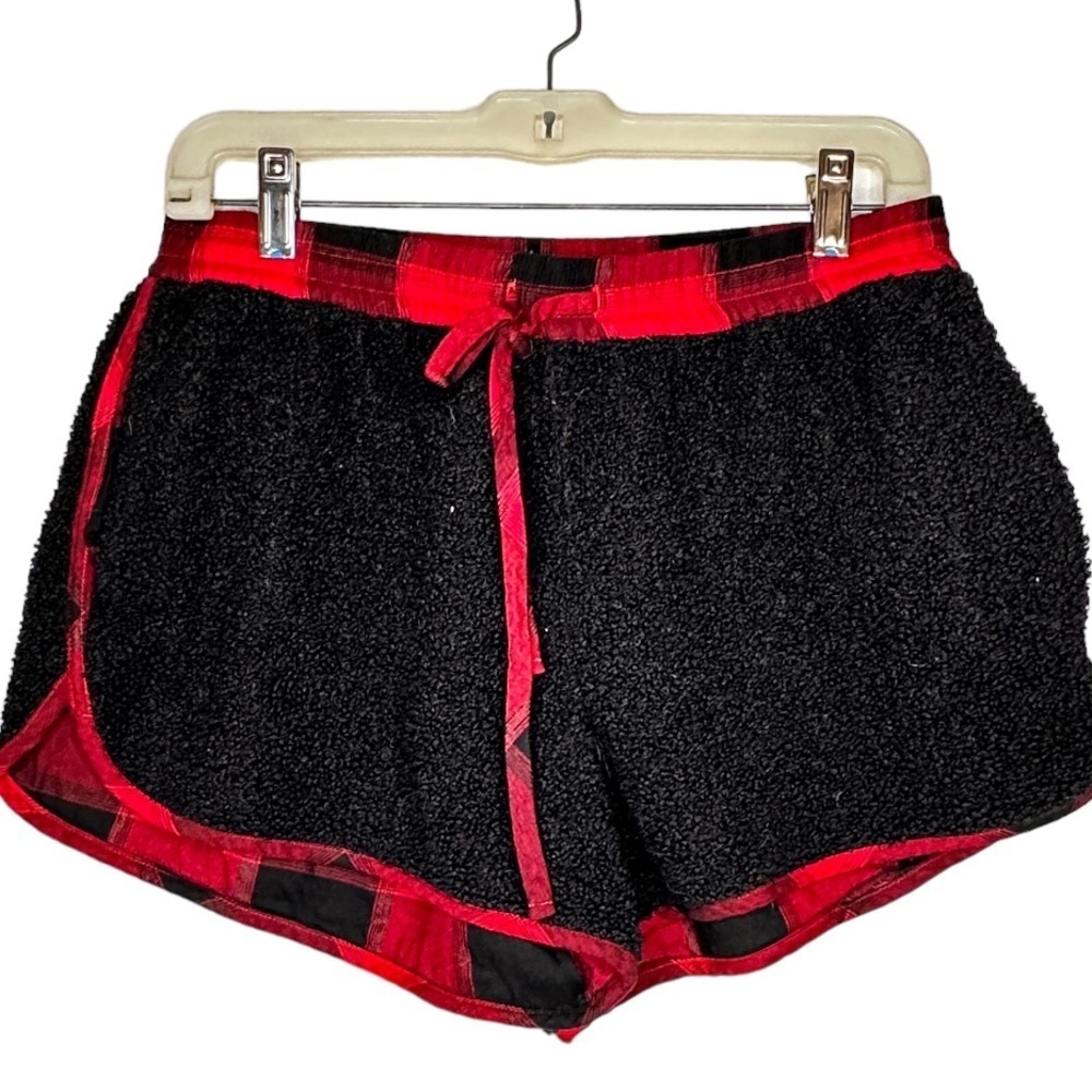 Victoria's Secret Black Sherpa Shorts